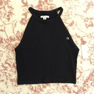 American Eagle High Neck Crop Tank NWT